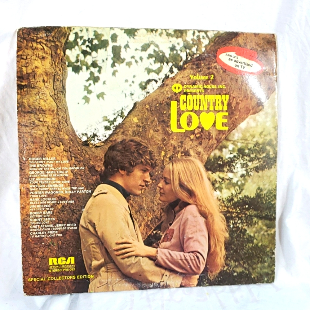 Country Love RCA Vinyl LP Record vol 2 Vintage 70s Album